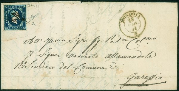 Antichi Stati Italiani - Sardegna - Lettera (2c)
