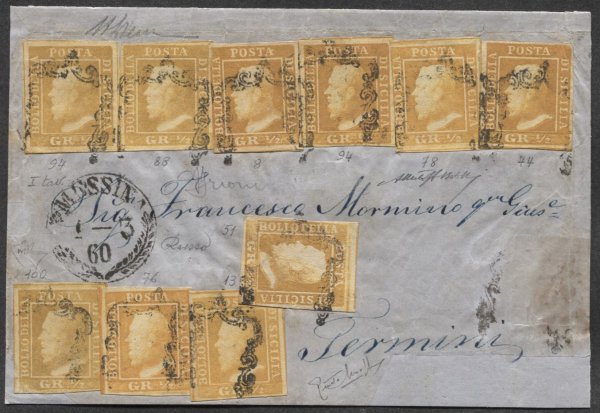 Antichi Stati Italiani - Sicilia - Lettera (1b + 1a + 1e)
