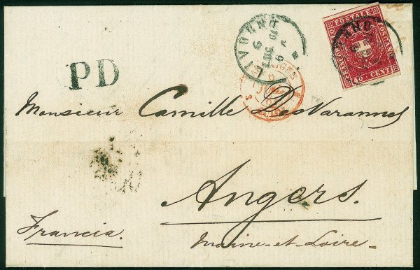 Antichi Stati Italiani - Toscana - Governo Provvisorio - Lettera (21 cat.3250)