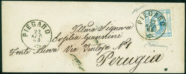Regno - Vittorio Emanuele II - Bustina (13)