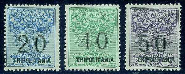 Colonie - Tripolitania - 1924 - Segnatasse Vaglia (1/6)