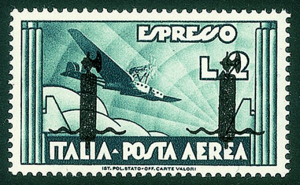 RSI - Verona - 1944 - 2 lire Espresso Aereo (P16)