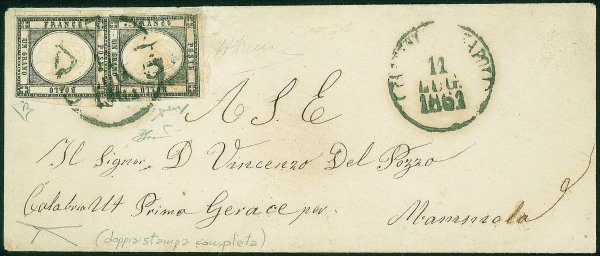 Antichi Stati Italiani - Napoli - Province Napoletane - Bustina (19cgc)