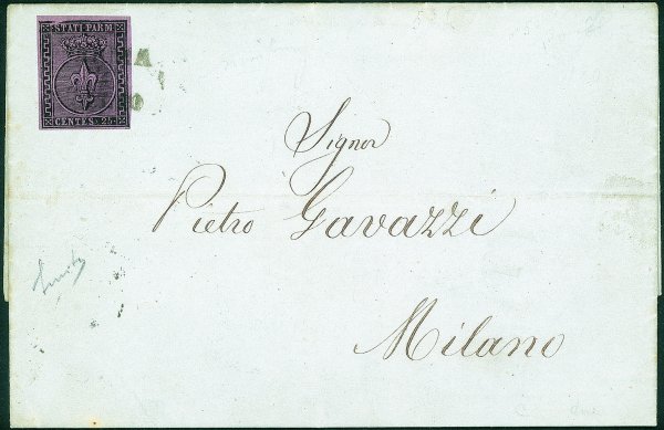 Antichi Stati Italiani - Parma - Lettera da PARMA 2 LUGLIO del 1853