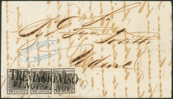 Antichi Stati Italiani - Lombardo Veneto - Tre 10 cent (2)