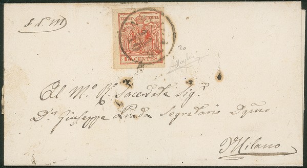 Antichi Stati Italiani - Lombardo Veneto - Annullamenti  - Arcisale (C1 P.ti 8)