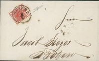 Antichi Stati Italiani - Lombardo Veneto - Territori italiani d'Austria - 3 kreuzer (3a - carta a coste verticali)
