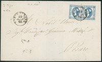 Regno - Vittorio Emanuele II - Due 15 cent litografico (12)