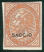 Regno - Vittorio Emanuele II - 1863 - Saggi De La Rue - 10 cent (L17)