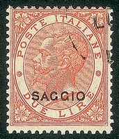 Regno - Vittorio Emanuele II - 1863 - De La Rue - 2 lire (L22)