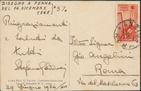 Regno - Vittorio Emanuele III - Cartolina paesaggistica affrancata con 20 cent Calcio (357)