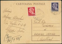 Regno - Luogotenenza - Intero postale da 30 cent Mazzini (C112)