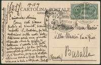 Regno - Posta Aerea - Cartolina I Circuito Aereo Brescia (Longhi 174 + 176 + 181)