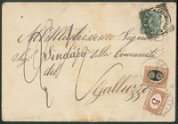 Regno - Segnatasse - Esemplare del 20 cent su 1 cent Mascherina (18b)