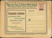 Regno - B.L.P - 20 cent (2) - busta speciale (Lazio 8)
