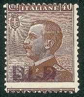 Regno - B.L.P - 1921 - 40 cent (4C - varietà kb)