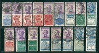 Regno - Francobolli pubblicitari - 1924/1925 - Piccolo lotto di 17 pubblicitari usati (4/18)