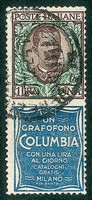 Regno - Francobolli pubblicitari - 1924/1925 - 1 lira Columbia (19)
