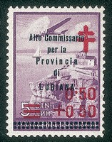 Occupazioni II guerra mondiale - Lubiana - 1941 - 50+50 para Alto Commissariato (57)