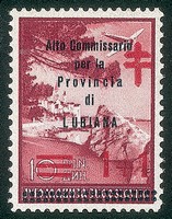 Occupazioni II guerra mondiale - Lubiana - 1941 - 1+1 din Alto Commissariato (58)