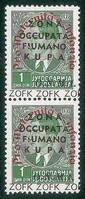 Occupazioni II guerra mondiale - Zona Fiumano Kupa - 1942 - Colori Cambiati - 1 din (40b)