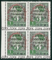 Occupazioni II guerra mondiale - Zona Fiumano Kupa - 1942 - Colori Cambiati - 1 din (40b)