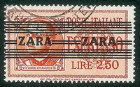 Occupazioni II guerra mondiale - Occupazione Tedesca - Zara - 1943 - 2,50 lire (4 - quinto tipo)