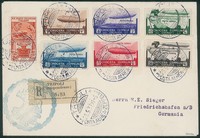 Colonie - Cirenaica - Serie completa Crociera Zeppelin (12/17)