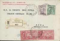 Colonie - Libia - Soprastampati (3 + 9 + Espressi 1 + 1)