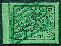 Antichi Stati Italiani - Stato pontificio - 1867 - 2 cent Stemma (13)