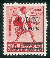 C.L.N. - Barge - 1945 - 75 cent (5 varietà)