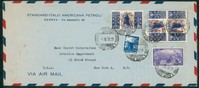 Repubblica - Coppia più singolo del 100 lire S. Caterina P. Aerea (146) + 30 lire Democratica e 50 lire Risorgimento (563 + 590)