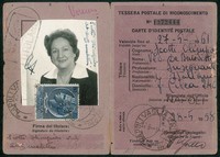 Repubblica - Tessera postale di riconoscimento