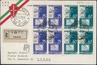 Trieste AMG FTT - 1954 - FDC Televisione soprastampati (196/197)