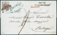 Antichi Stati Italiani - Lombardo Veneto - Lettera affrancata con 30 cent (8)