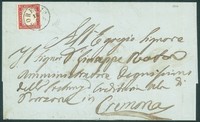 Antichi Stati Italiani - Sardegna - Fresco 40 cent rosso (16C)