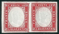 Antichi Stati Italiani - Sardegna - 1861 - 40 cent (16D)