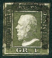 Antichi Stati Italiani - Sicilia - 1859 - 1 grano verde oliva chiaro (5)