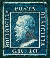 Antichi Stati Italiani - Sicilia - 1859 - 10 grana (12 - pos.94)