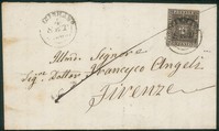 Antichi Stati Italiani - Toscana - Lucignano (CP) 4.9.60 - 10 cent bruno (19)