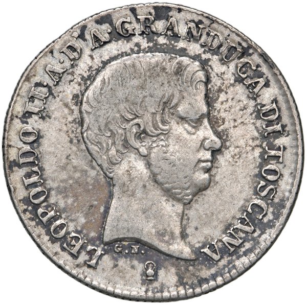FIRENZE  -  Leopoldo II di Lorena (1824-1859)