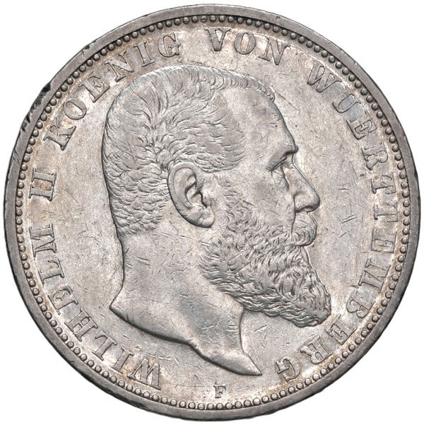 GERMANIA  -  Secondo Reich (1871-1918), Württemberg,
Guglielmo II (1891-1918)