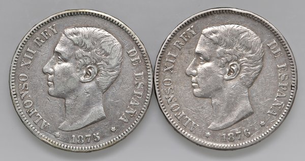 SPAGNA  -  Alfonso XII (1874-1885)