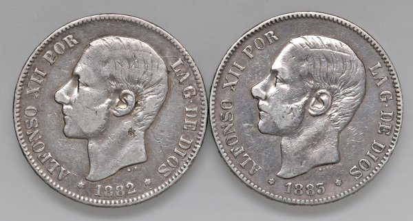 SPAGNA  -  Alfonso XII (1874-1885)