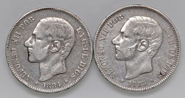 SPAGNA  -  Alfonso XII (1874-1885)