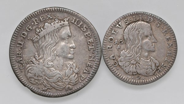 NAPOLI  -  Carlo II d'Asburgo (1674-1700)