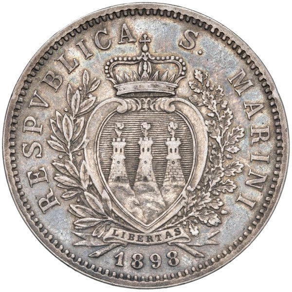 SAN MARINO  -  Vecchia monetazione (1864-1938)