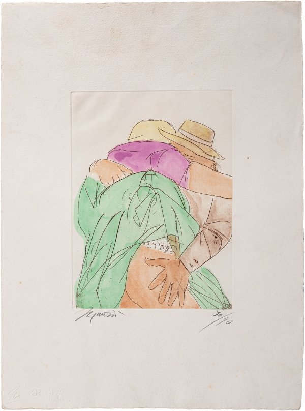 GIACOMO MANZÙ - Gli amanti