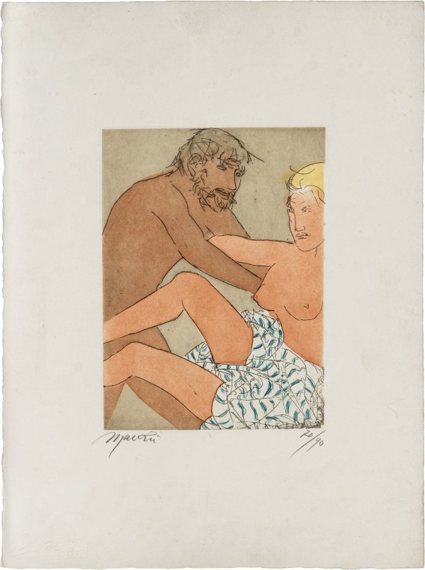 GIACOMO MANZÙ - Gli amanti