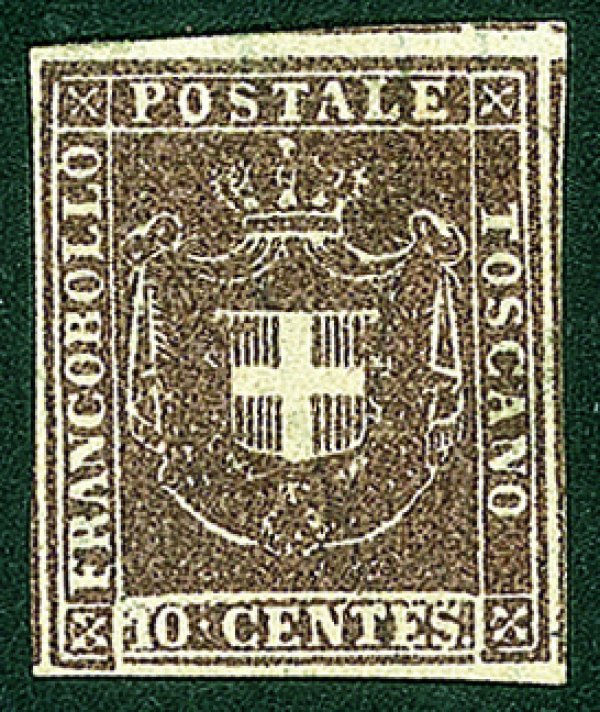 Antichi Stati Italiani - Toscana - Governo Provvisorio - 1860 - c.10 bruno (19)